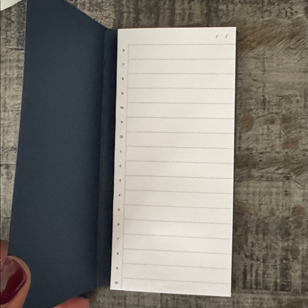 🏷️ NWT Cloth & Paper Time Block Sticky Notes | Blue - Picture 3 of 5